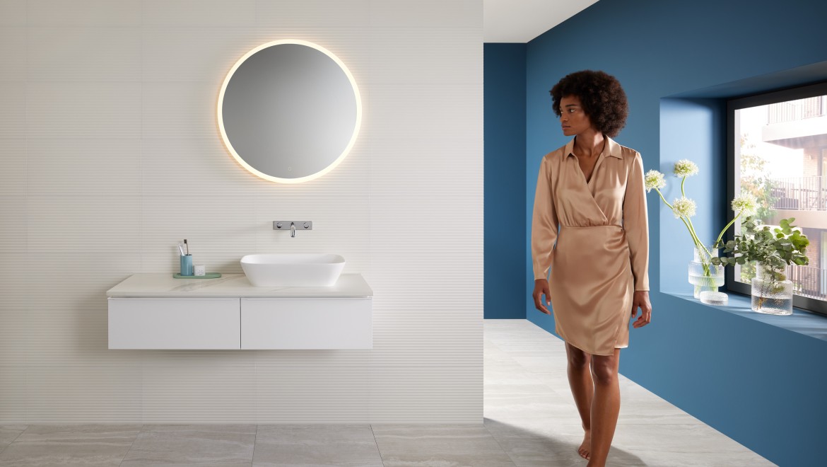 Geberit One lavabo ve iCon mobilya