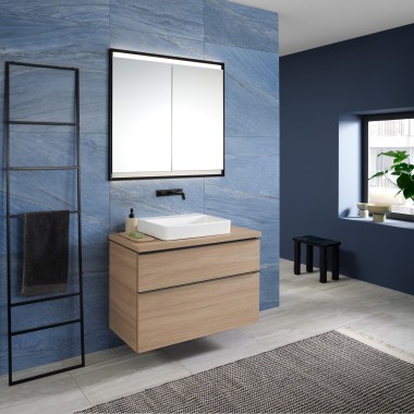 Mix&Match Geberit ONE çanak lavabo ile Geberit iCon dolap